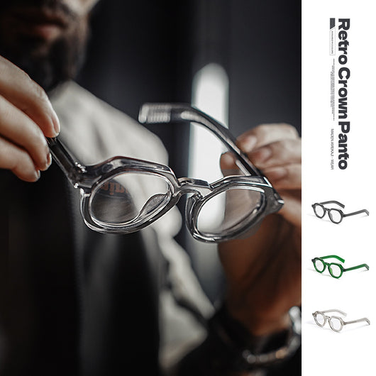 Gafas Retro Clásicas Americanas para Hombre - Montura de Acetato - Image 2
