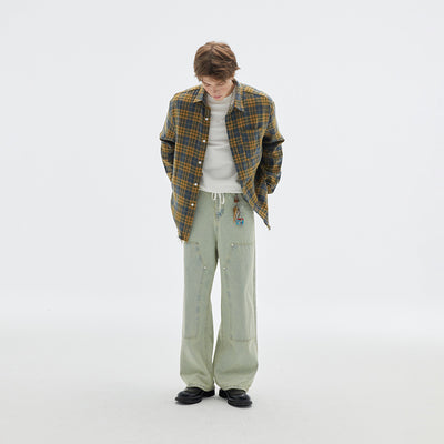 Camisa de Cuadros Vintage con Textura Brushed - Image 4