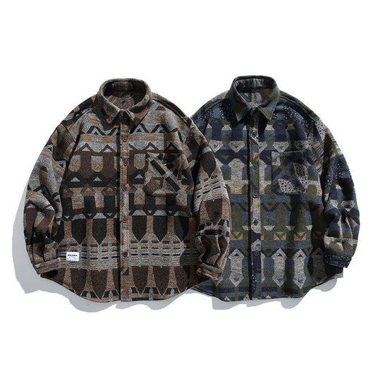 Chaqueta Vintage Estilo Étnico