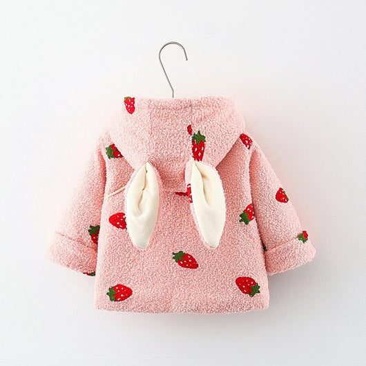Abrigo Acolchado con Capucha y Cardigan de Terciopelo para Bebé - Image 8