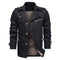 Chaqueta Casual de Algodón con Solapa - Corte Medio para Hombre
