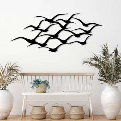 Decoración de Pared Pájaros Voladores en Metal Artesanal - Image 8