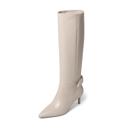 Botas Stiletto con Moño en Cuero Genuino para Mujer - Image 12
