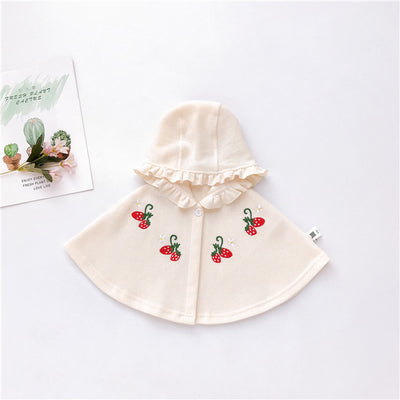 Capa con Capucha Infantil Bordada Fresa Dulce - Image 14