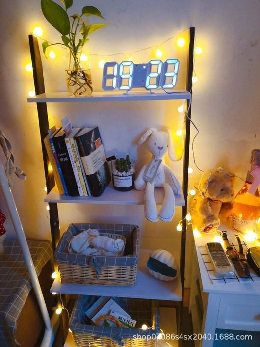 Reloj de Pared Digital LED con Alarma, Temperatura y Termómetro - Image 17