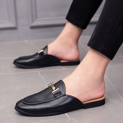 Pantuflas Cerradas Estilo Británico - Sandalias Casuales sin Tacón - Image 2