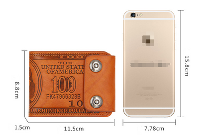 Billetera Corta Multifuncional para Hombre con Doble Cierre - Image 11