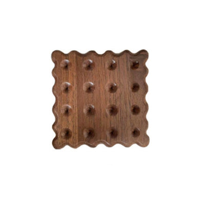 Posavasos de Madera Maciza con Aislamiento Térmico - Salvamanteles Rústico - Image 7