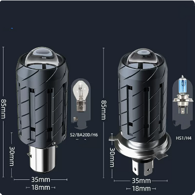 Accesorios de Conversión de Faros LED con Lente Integrada de Luz Larga y Corta - Image 10