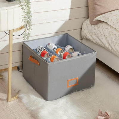 Caja Organizadora de Zapatos Plegable con Rejilla Visual y Tapa - Image 14