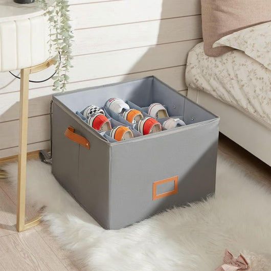 Caja Organizadora de Zapatos Plegable con Rejilla Visual y Tapa - Image 14