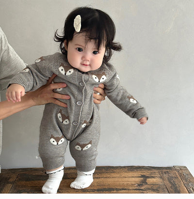 Mameluco Tejido para Bebé con Diseño de Animales en Lana - Image 9