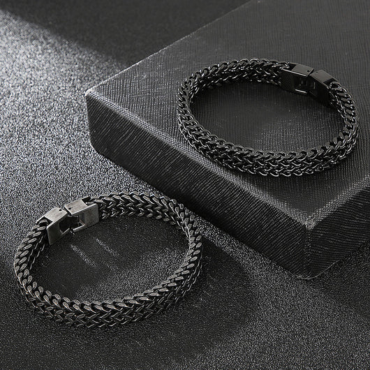 Pulsera de Doble Fila Minimalista Estilo Urbano Europeo y Americano - Image 9