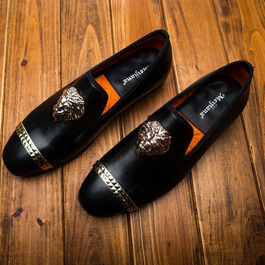 Zapatos Casuales Talla Grande Punta Afilada Slip-On Tendencia