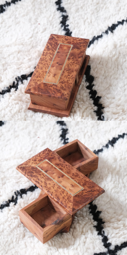 Caja Joyero Marrroquí Giratorio de Madera Artesanal - Image 32