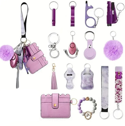 Set de Llaveros de Seguridad Personal No Taser
