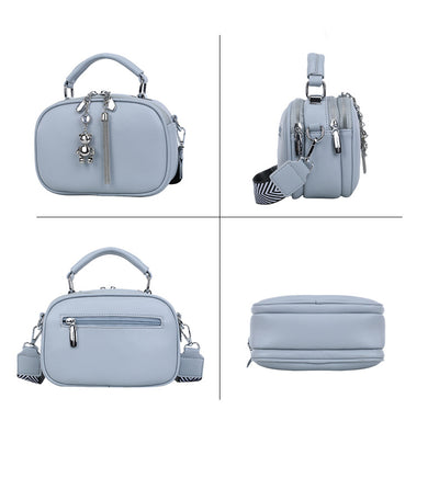 Bolso Cuadrado Pequeño con Costura Decorativa para Mujer - Image 12