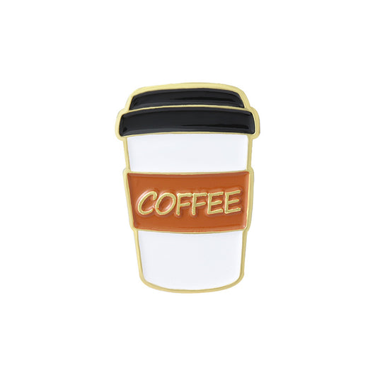 Broche Metálico Temático de Comida y Café - Accesorios Divertidos - Image 8