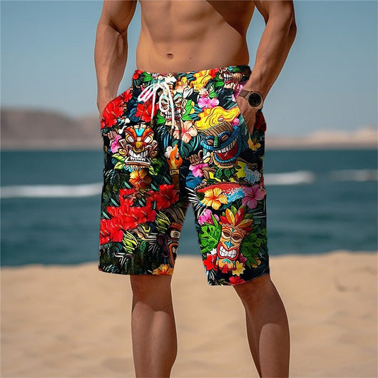 Pantalones Cortos Deportivos para Hombre con Estampado 3D Smiley - Image 19