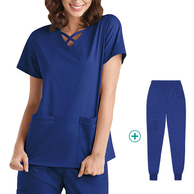 Uniforme Médico Dental Elástico de Secado Rápido