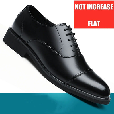 Zapatos de Cuero para Hombre con Alzada Interna y Punta Afilada - Calzado de Boda - Image 7