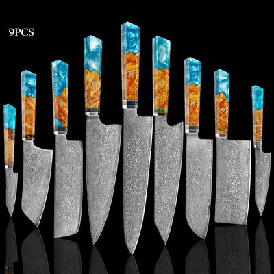 Cuchillo de Cocina Damasco Acero Inoxidable Premium