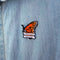 Broche Mariposa Elegante con Gota de Aceite - Diseño Personalizado