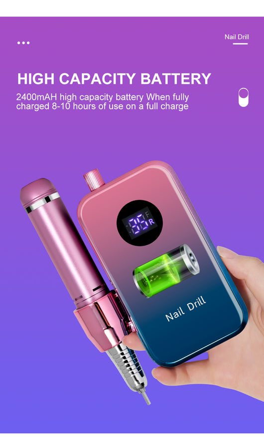 Pulidora de Uñas Portátil Recargable de Alta Potencia - Image 9
