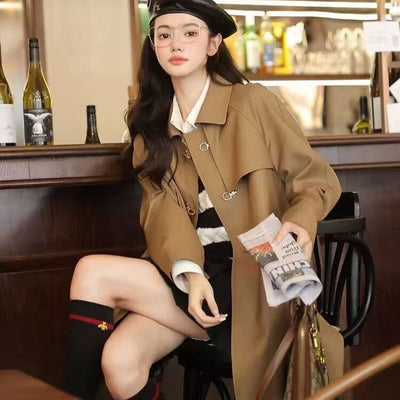 Blazer Universitario Británico Estilo Francés Talla Petite