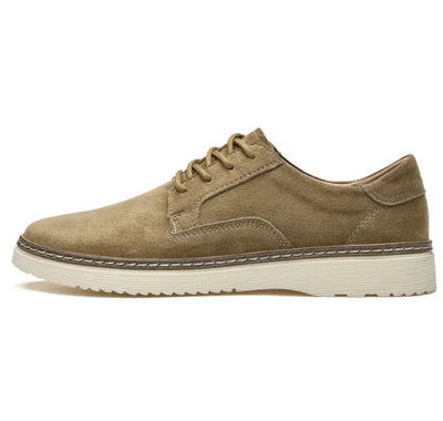 Zapatos Casuales de Cuero para Hombre Estilo Coreano Tono Damasco - Image 7