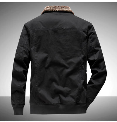Overol Casual Holgado de Algodón Grueso Forrado en Fleece para Tallas Grandes - Image 24