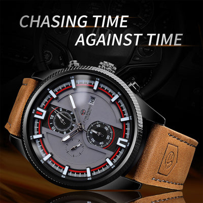 Reloj Automático Deportivo para Hombre con Correa de Cuero - Image 24