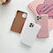 Funda de Cuero con Patrón Semirrígida para Teléfono