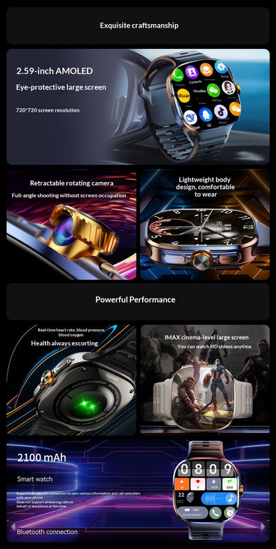 Reloj Inteligente 5G con eSIM - Pantalla Grande Multifunción - Image 17