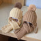 Conjunto Gorro y Bufanda para Bebé Estilo Coreano