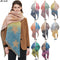 Chal Cálido Mujer Tejido Jacquard Combinado Otoño Invierno XINGX