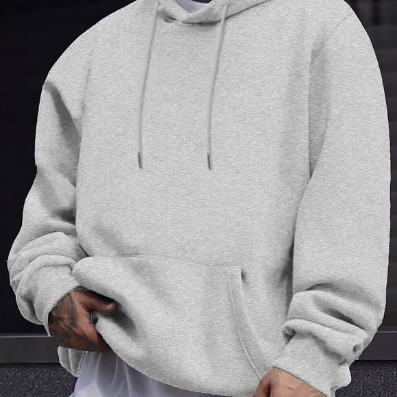 Sudadera Casual Hombre Cuello Alto Color Liso