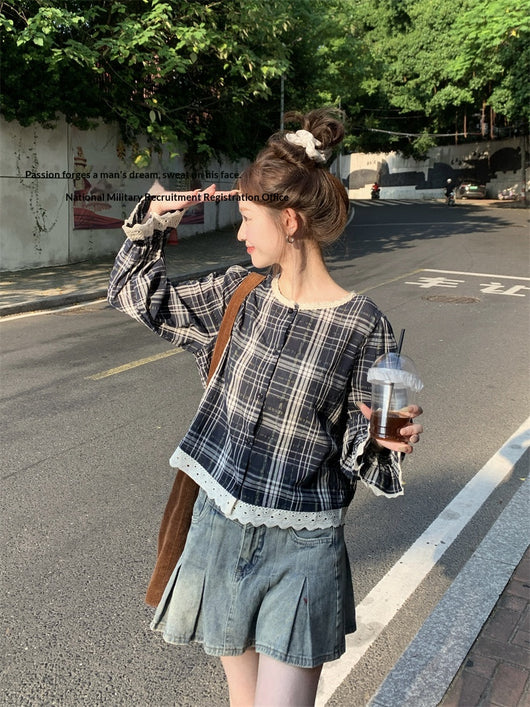 Blusa Suelta Primavera-Otoño para Mujer Petite - Image 10