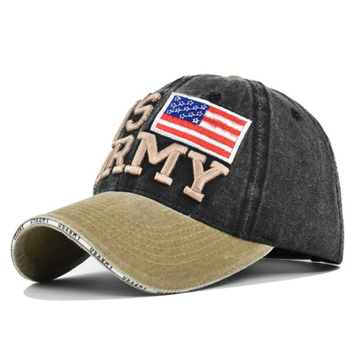 Gorra de Béisbol Retro con Letra Bordada - Unisex Pico de Pato - Image 3