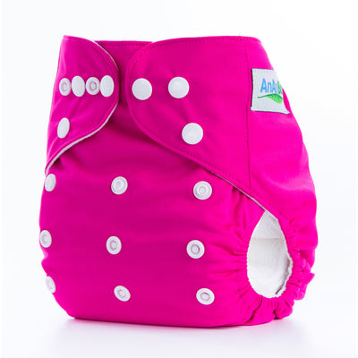 Pants Pañal Impermeable de Color Liso para Bebé - Image 30