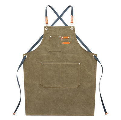 Delantal de Lona Gruesa Profesional para Cocina, Café y Servicios - Image 12
