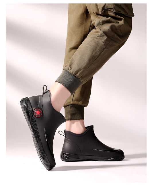 Botas Cortas Impermeables para Hombre - Diseño Moderno, Suela Antideslizante - Image 22