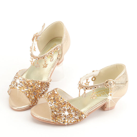 Tacones Dorados para Niñas - Zapatos de Fiesta Elegantes - Image 7