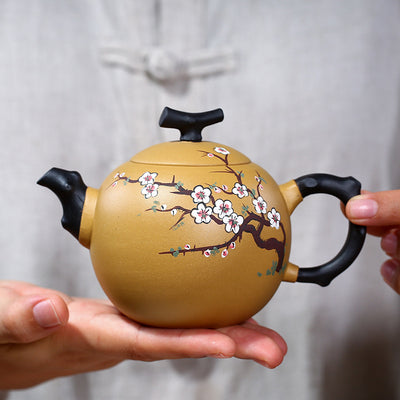 Tetera de Arcilla Púrpura Artesanal - Image 6