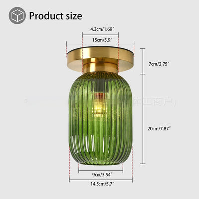 Lámpara de Pasillo de Cristal Moderno Minimalista - Image 6