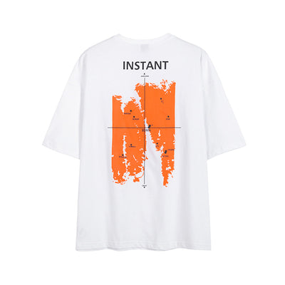 Camiseta Estampada de Cuello Redondo para Hombre - Diseño Moderno