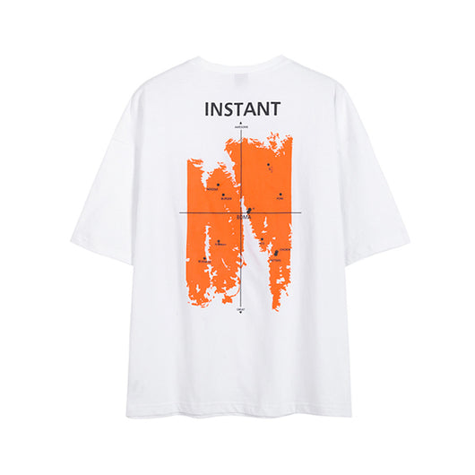 Camiseta Estampada de Cuello Redondo para Hombre - Diseño Moderno