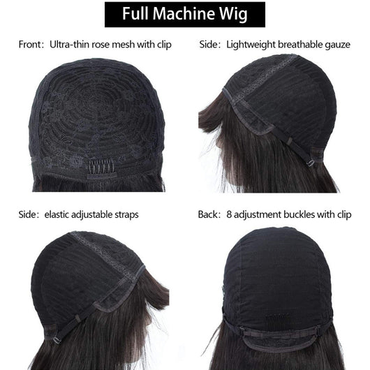 Peluca BOB Ondas de Agua - Máquina Completa - Image 2