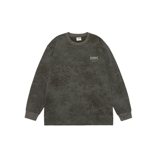 Playera Oversized Manga Larga Tie-Dye Retro Estilo Vintage - Image 6