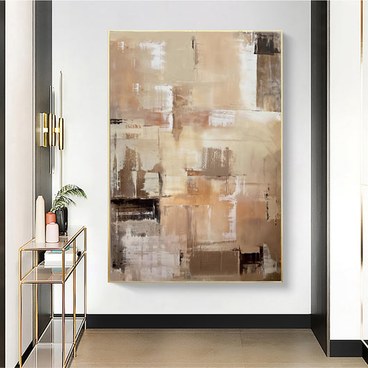 Cuadro Abstracto Moderno en Óleo - Lienzo Enrollable sin Marco para Decoración - Image 13